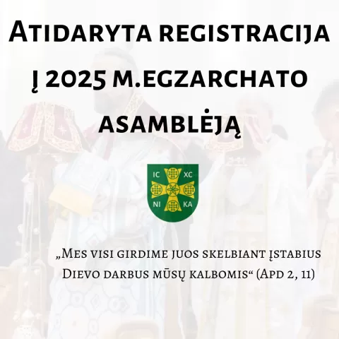 atidaryta registracija