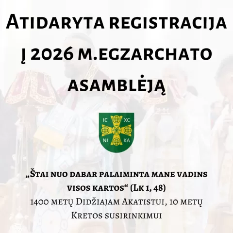 atidaryta registracija