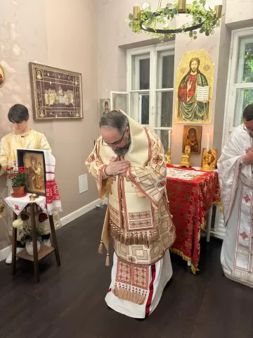 pamaldos baltarusių parapijoje