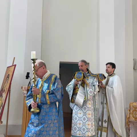Pamaldos su vyskupu