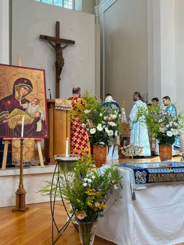 Pamaldos su vyskupu