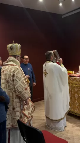 Pamaldos su vyskupu
