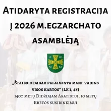 atidaryta registracija