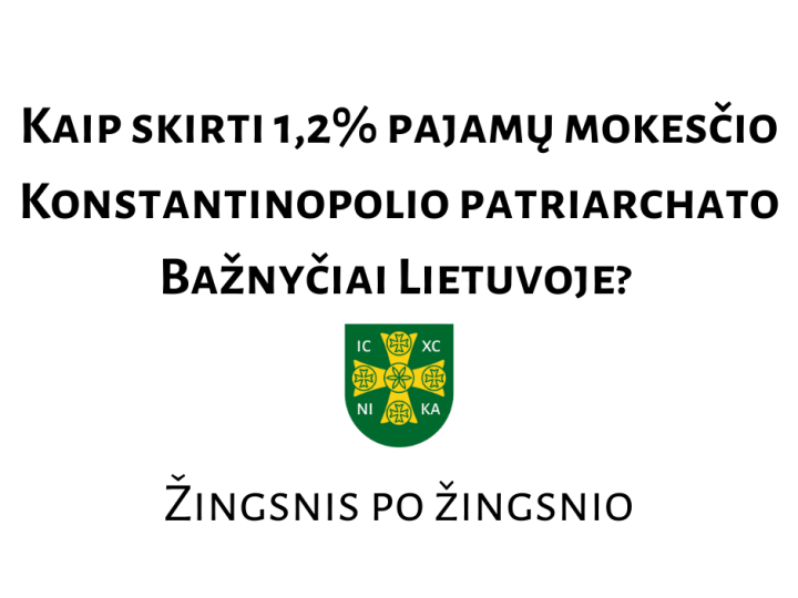 kaip skirti 1.2 procento
